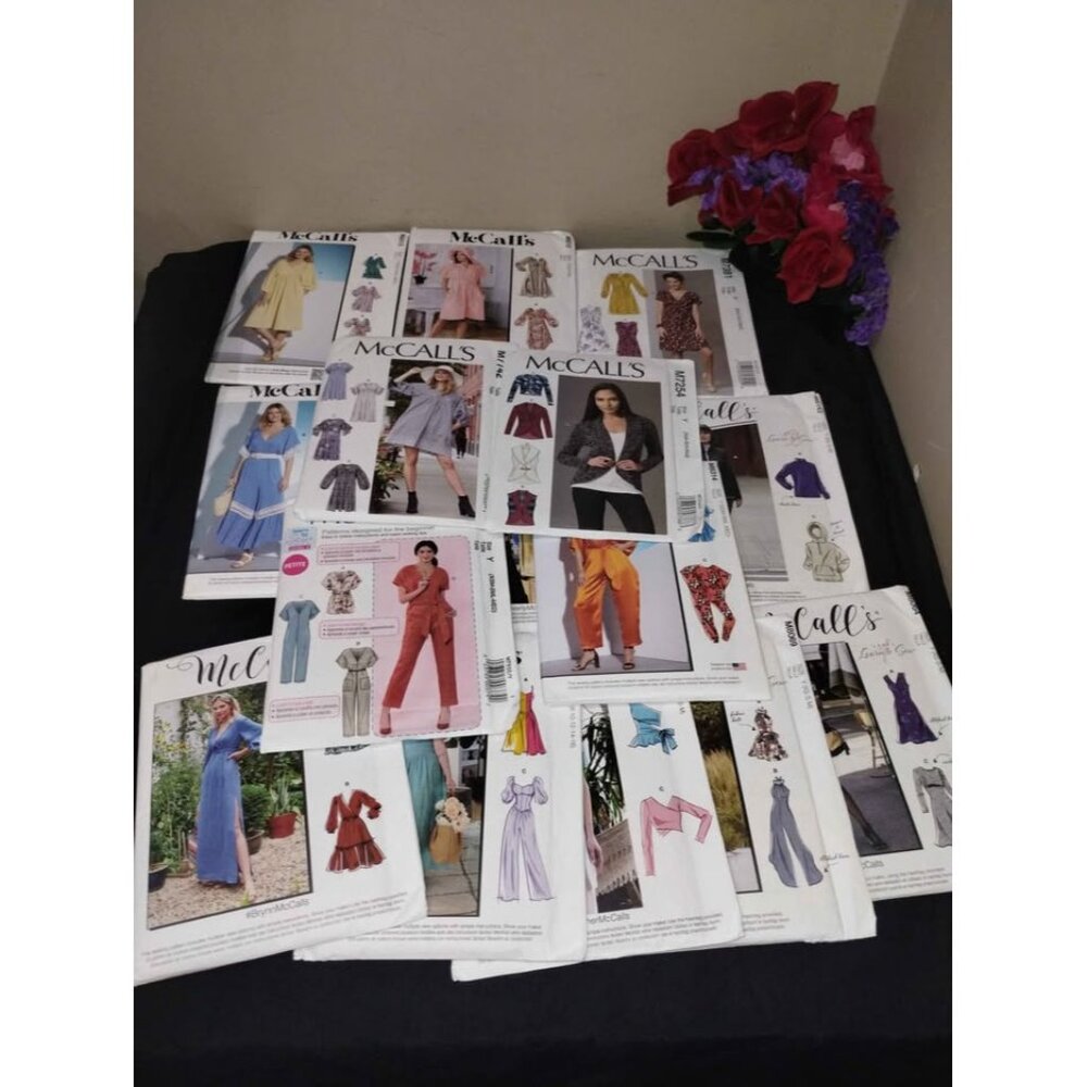 Variety of Sewing Patterns Lots - Factory Folded & Uncut